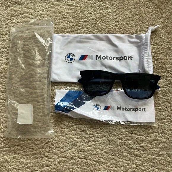 NWT BMW Motorsport Black sunglasses - Picture 1 of 2